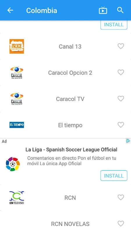 RockeTV for Android - Watch Dozens of TV Channels