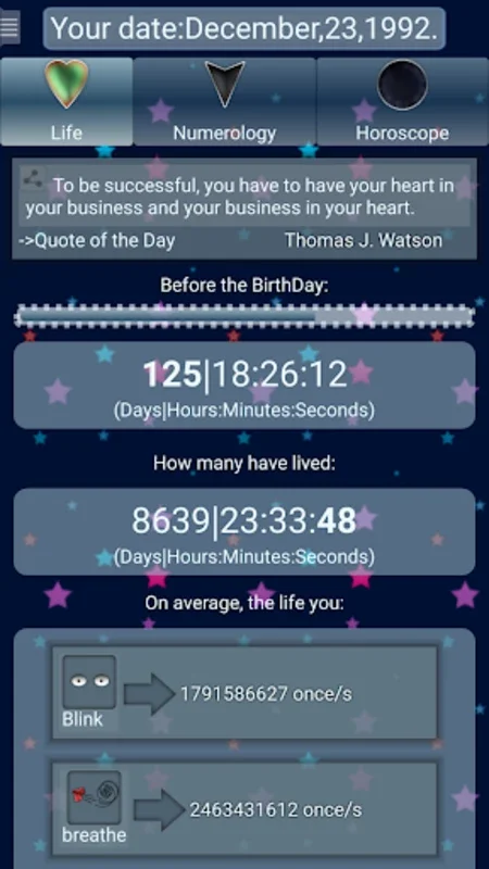 Horoscope of the Century for Android - Daily Insights