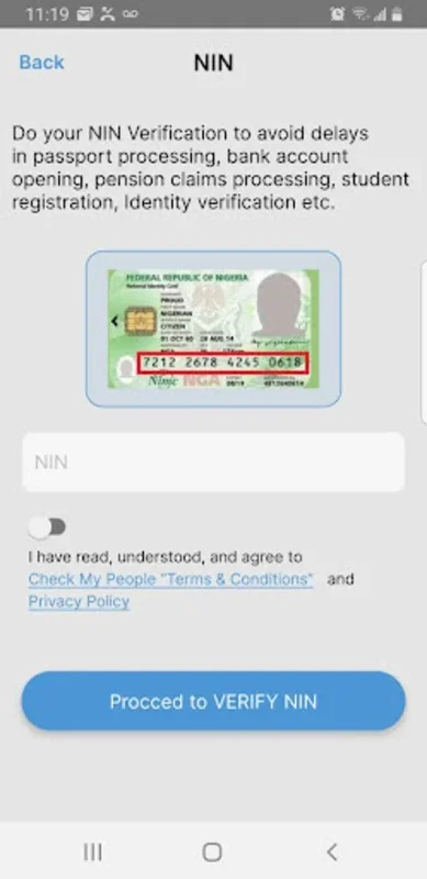 CheckMyPeople for Android - Secure Identity Verification