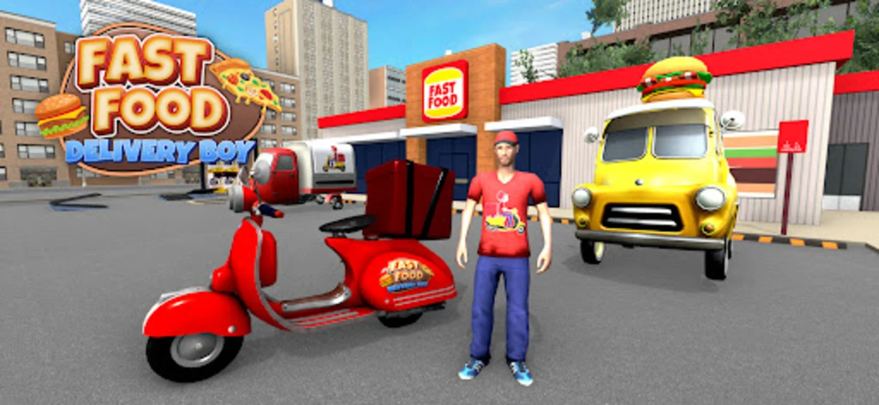 Fast Food Delivery Bike Game for Android - Thrilling Food Delivery Simulation