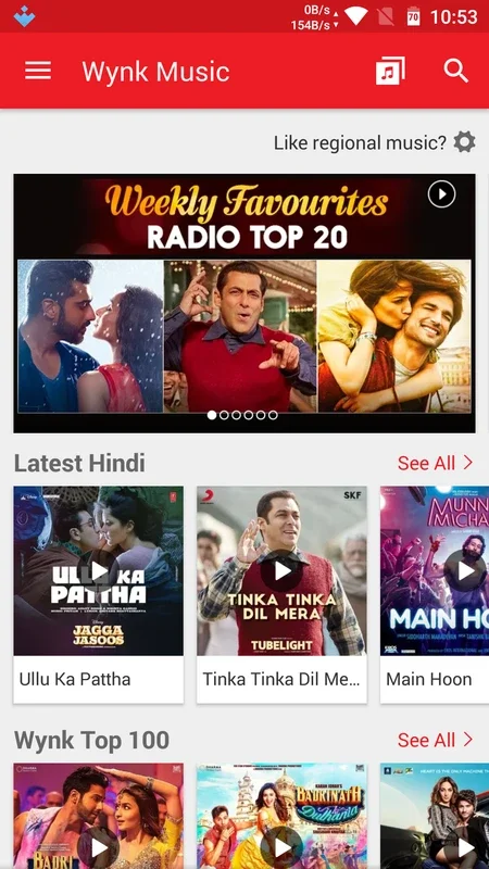 Wynk Music for Android - Enjoy Hindi Music Anytime