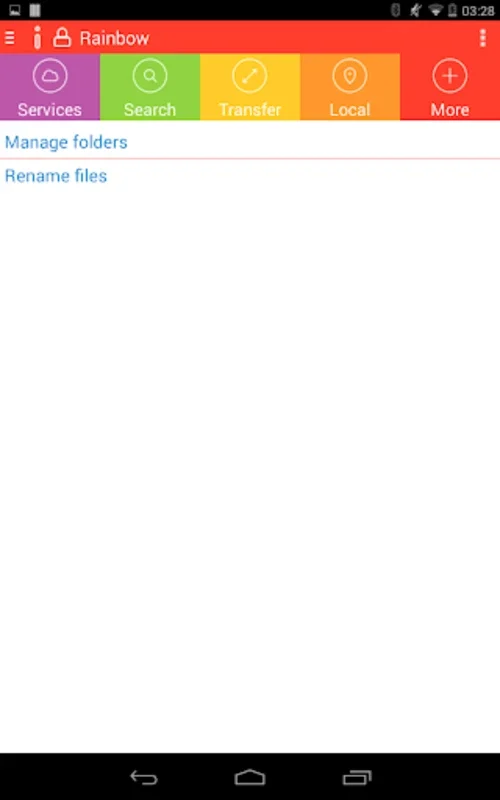 Rainbow for Android - Streamline Cloud Storage Management
