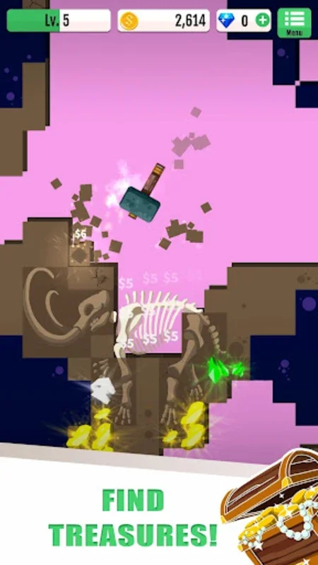 Hammer Jump for Android: Uncover Underground Treasures