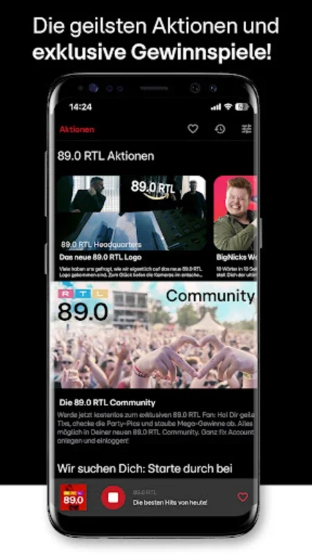 89.0 RTL for Android - Stream Top Hits