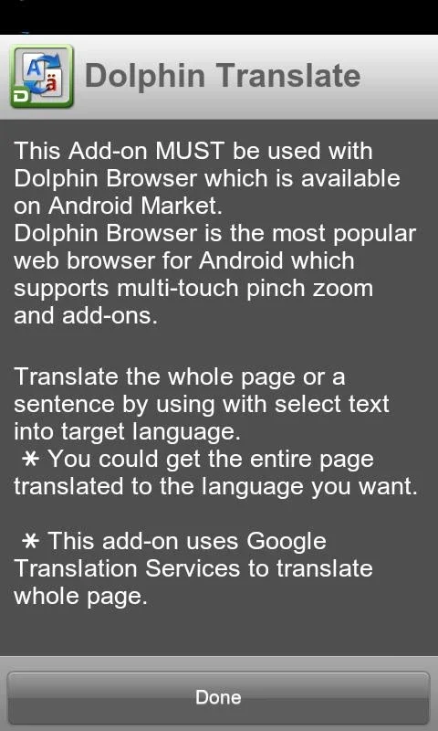 Dolphin Translate for Android: Seamless Website Translation