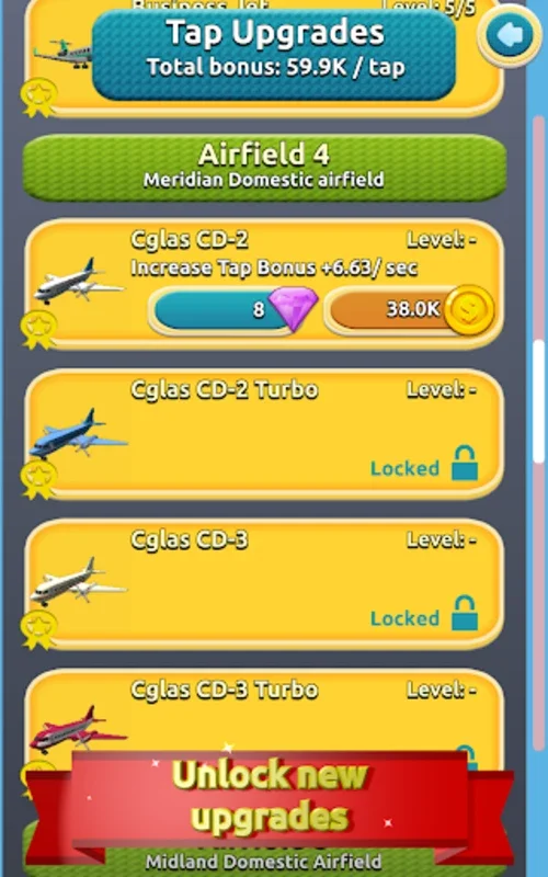 Airfield Tycoon Clicker Game for Android - Build Your Airport Empire