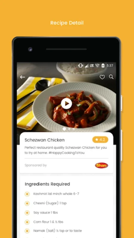 Food Fusion for Android - Simplify Cooking with Video Guides