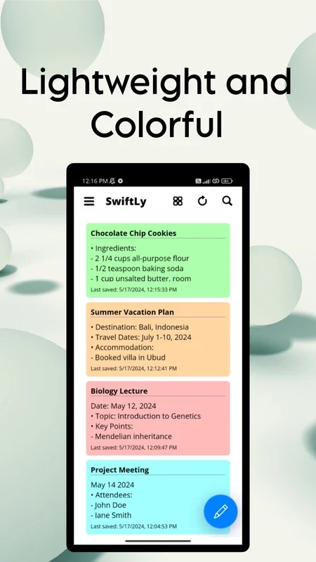 SwiftLy Notes for Android: Organize & Secure Your Thoughts