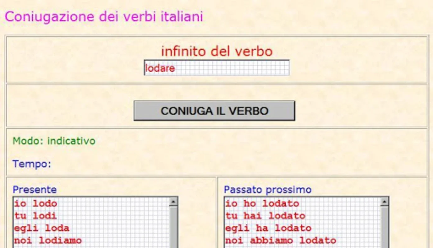 Verbi italiani for Android - Master Italian Verb Conjugations