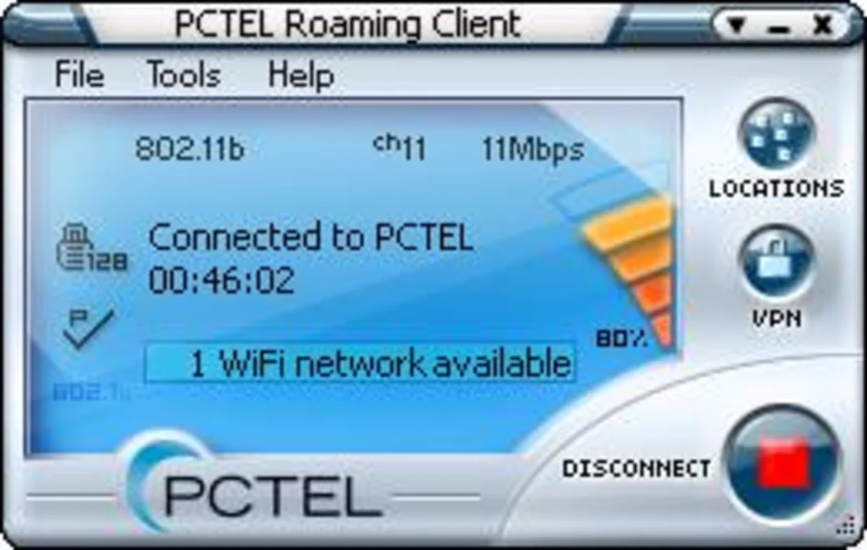 PCTEL Roaming Client for Windows - Seamless Connection Management