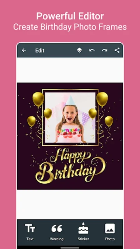 Birthday Photo Frames for Android - Download the APK from AppHuts