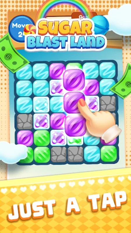 Sugar Blast Land for Android - Engaging Candy Puzzle