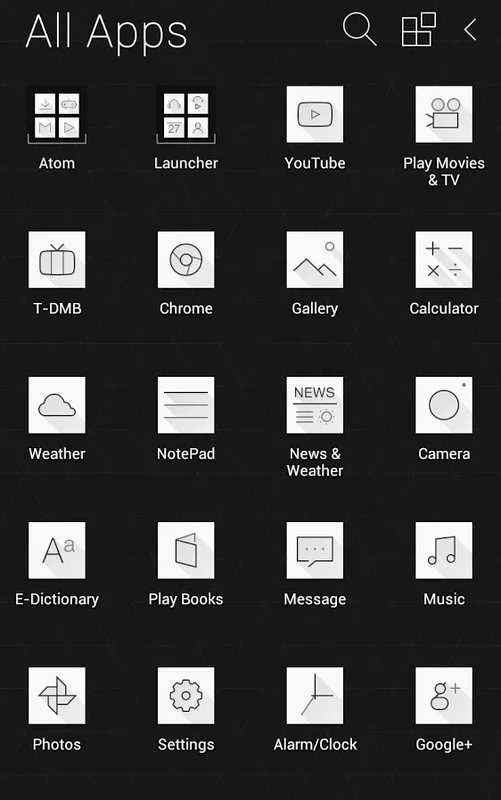 Atom Launcher for Android: An Elegant Minimalist Option