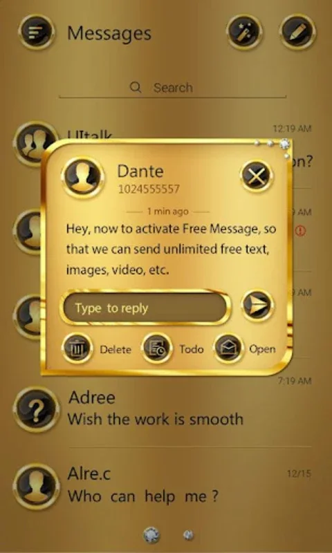 Gold for Android: Transform Messaging