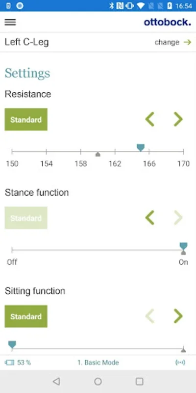 Cockpit for Android - Manage Your Ottobock Devices