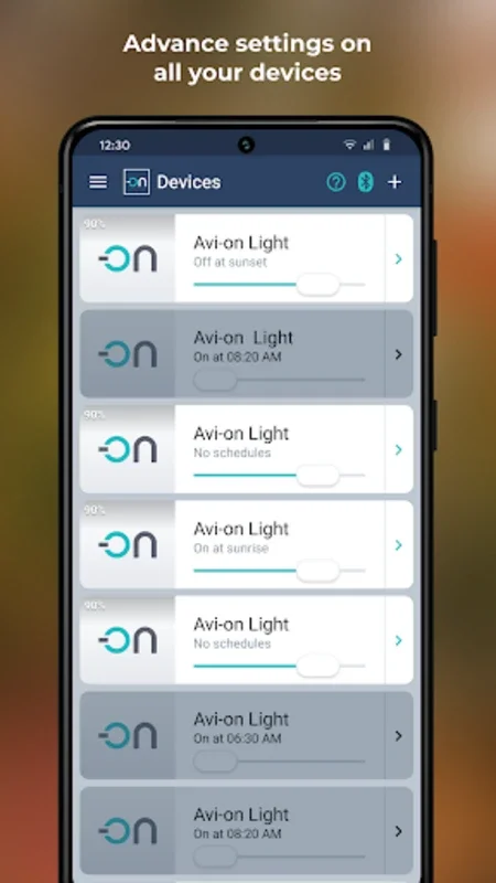 Avi-on Home for Android: Secure and Intuitive Smart Lighting Control