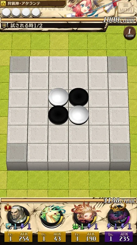 OTHELLONIA for Android - Play Turn-Based Checkers with RPG Mechanics