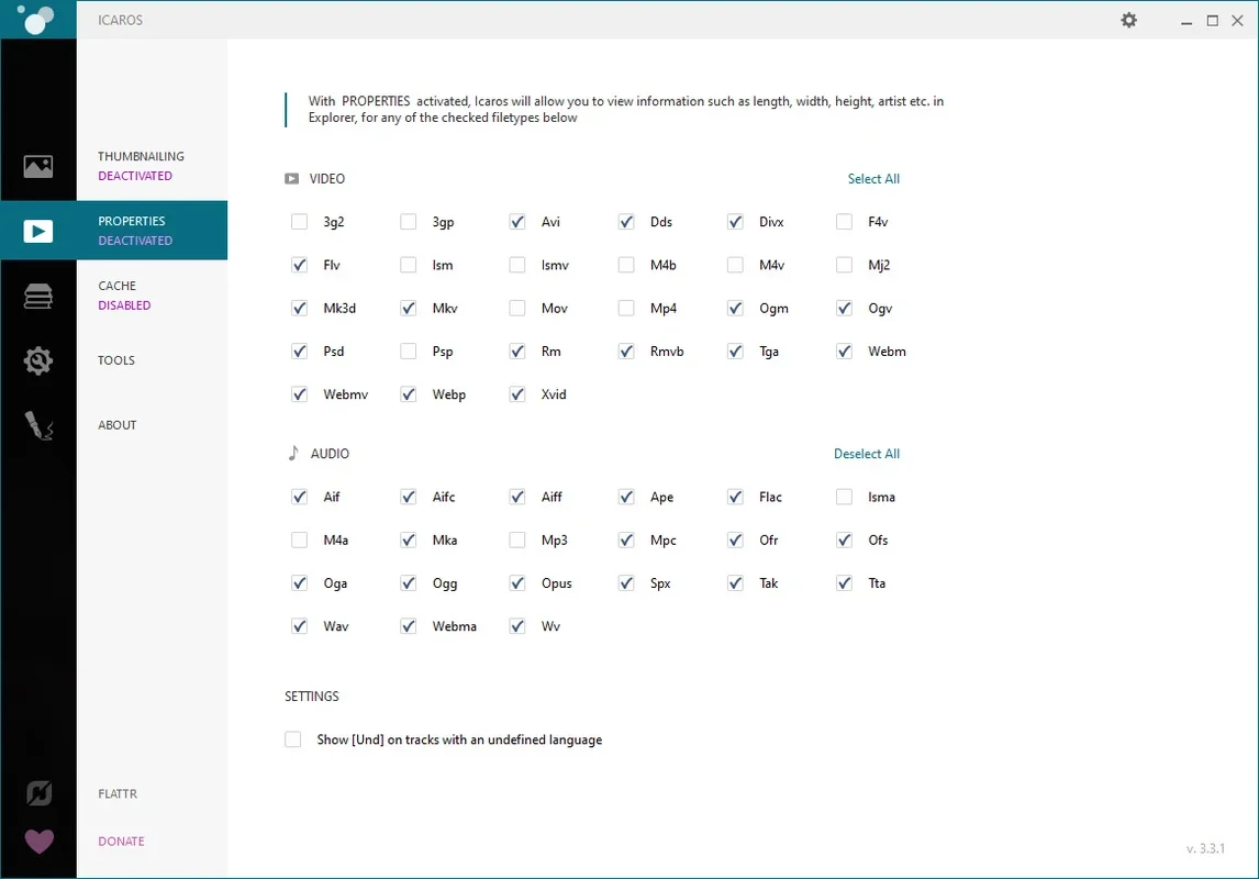 Icaros for Windows - Free Shell Extensions