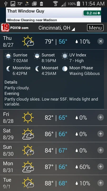 FOX19 WX for Android: Precise Weather Insights