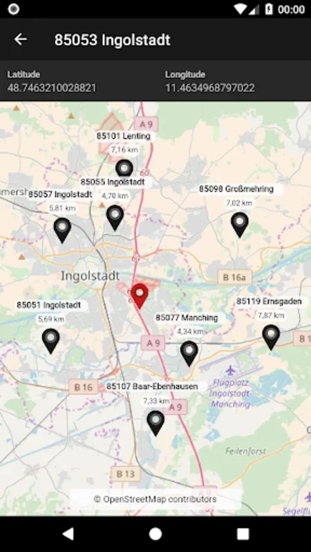 PLZ Suche for Android: Efficient Location Search