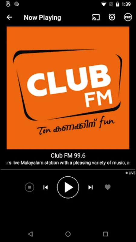 Malayalam FM Radios HD for Android - Stream Malayalam Content