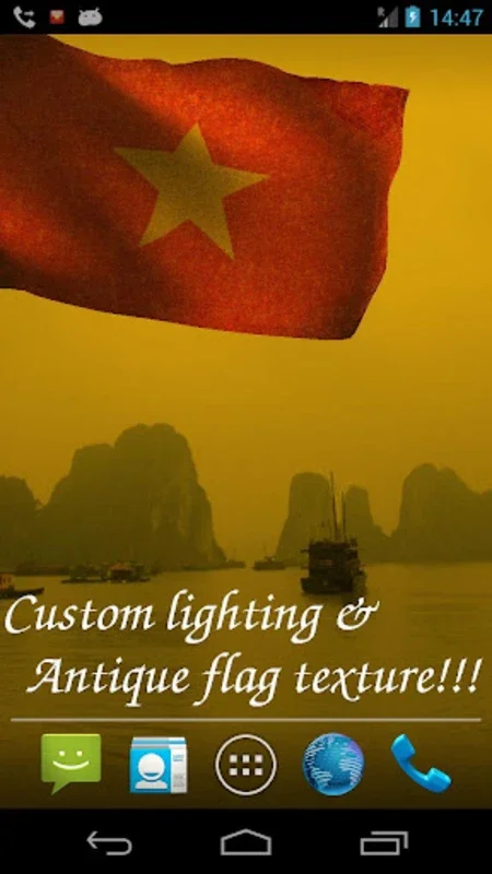 Vietnam Flag for Android - A Patriotic Live Wallpaper