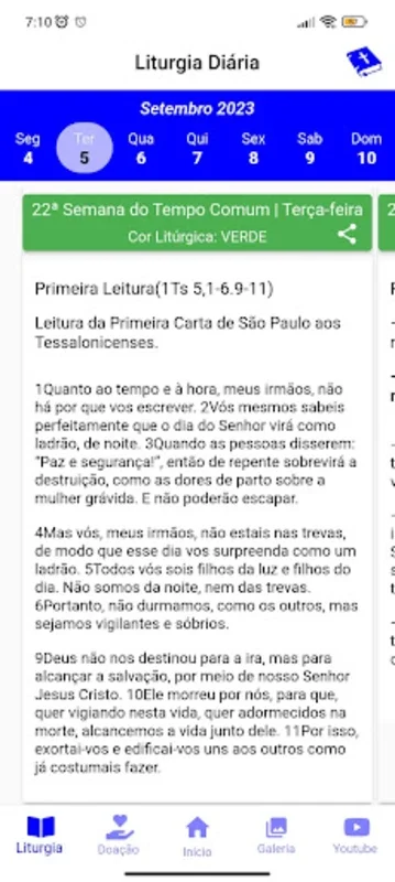 A História dos Santos for Android - A Spiritual Exploration