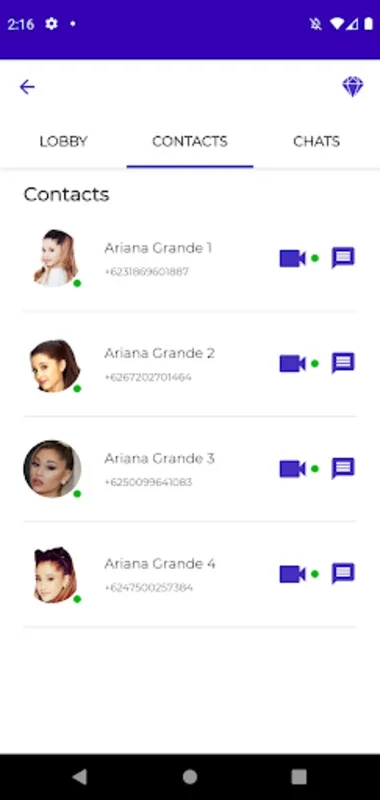 Ariana Grande Fake Video Call for Android - Fan Fun