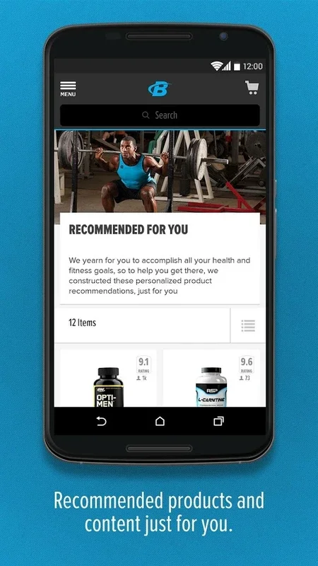 Bodybuilding.com Store for Android: Shop Fitness Products with Ease