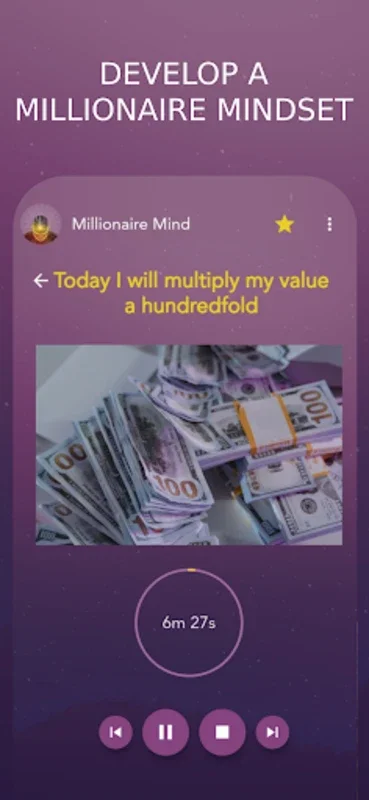 Millionaire Mind for Android - Cultivate Success Mindset