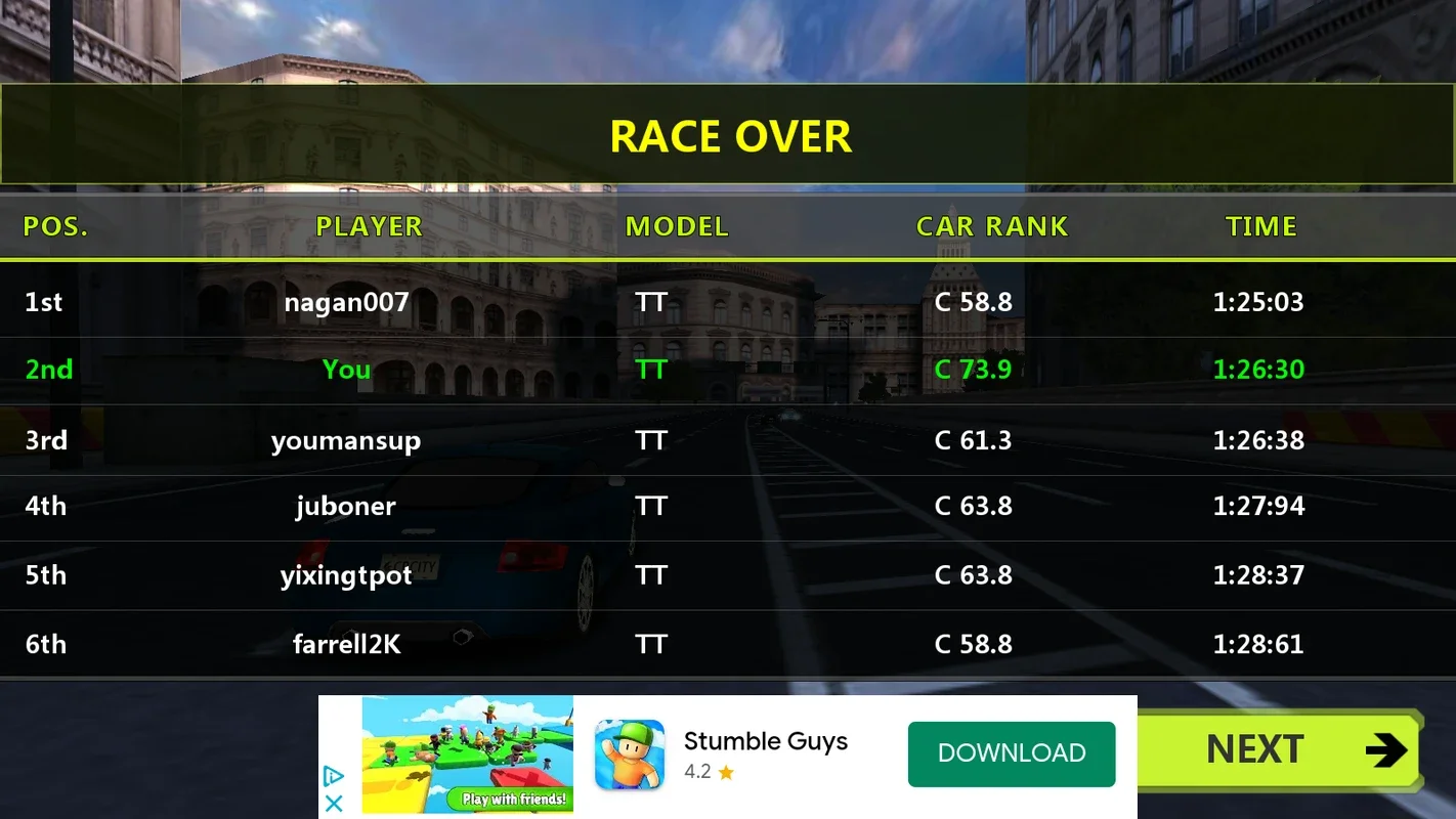 City Racing Lite for Android: Thrilling Speed Races