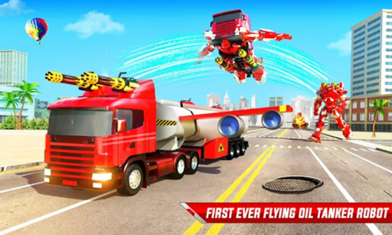 Dino Robot Truck Transform for Android - Battle Aliens