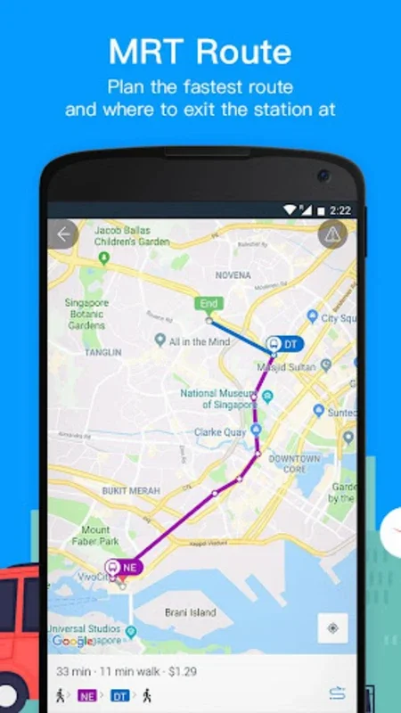 My SGBus for Android - Navigate Singapore Easily