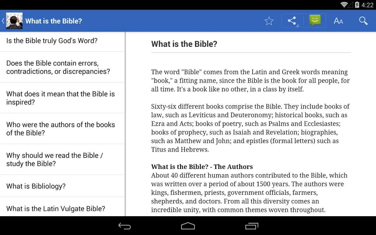 Got Questions? for Android - Explore Biblical Questions