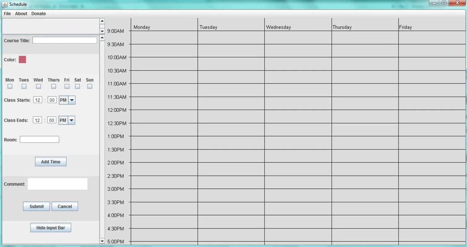 Free College Schedule Maker for Windows - Organize Your Schedule