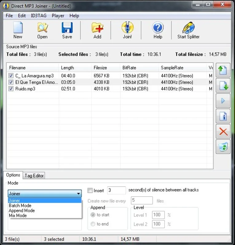 Direct MP3 Joiner for Windows - Free Download