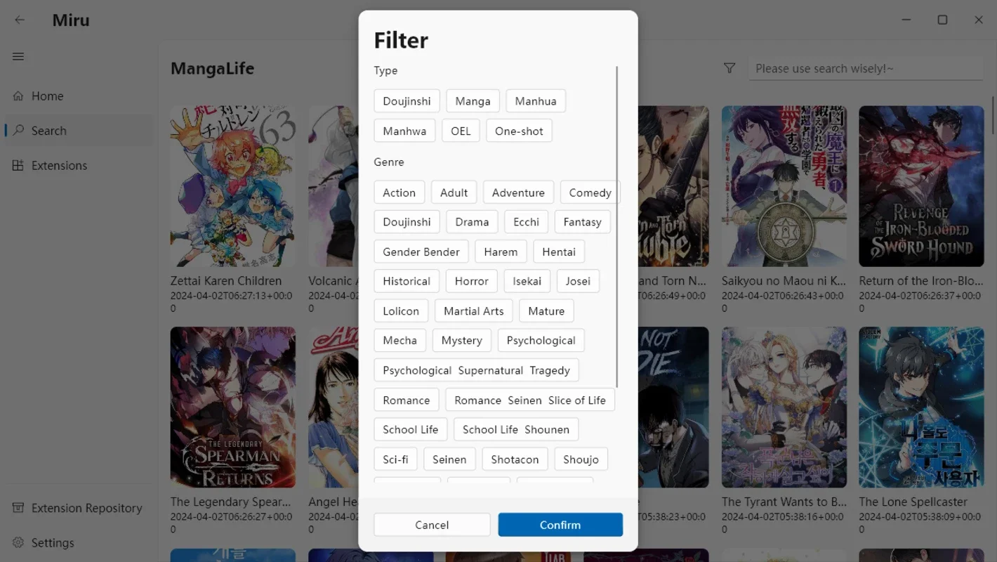 Miru: Your Comprehensive Manga, Anime, and Novel Reader for Windows