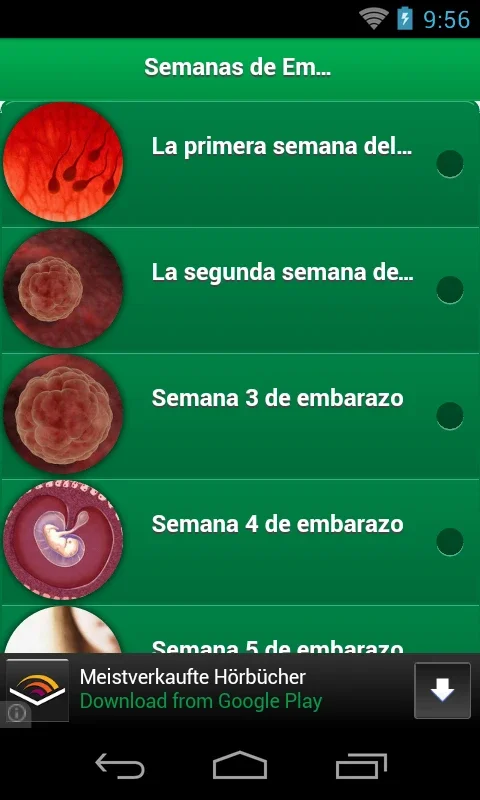 Semanas de Embarazo for Android: Weekly Pregnancy Insights