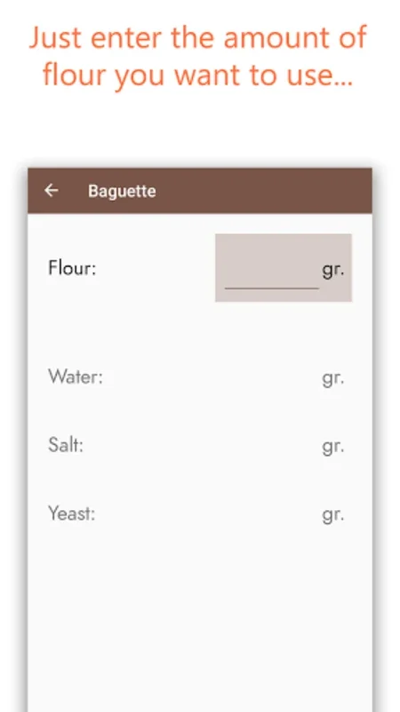 Bread Calculator for Android: Precise Ingredient Ratios