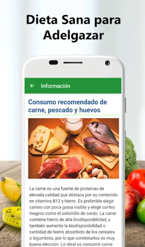 Dieta sana para adelgazar for Android - Transform Your Health