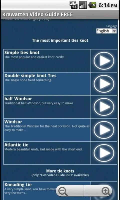 Tie Video Guide TRIAL for Android - Master Tie-Tying Skills