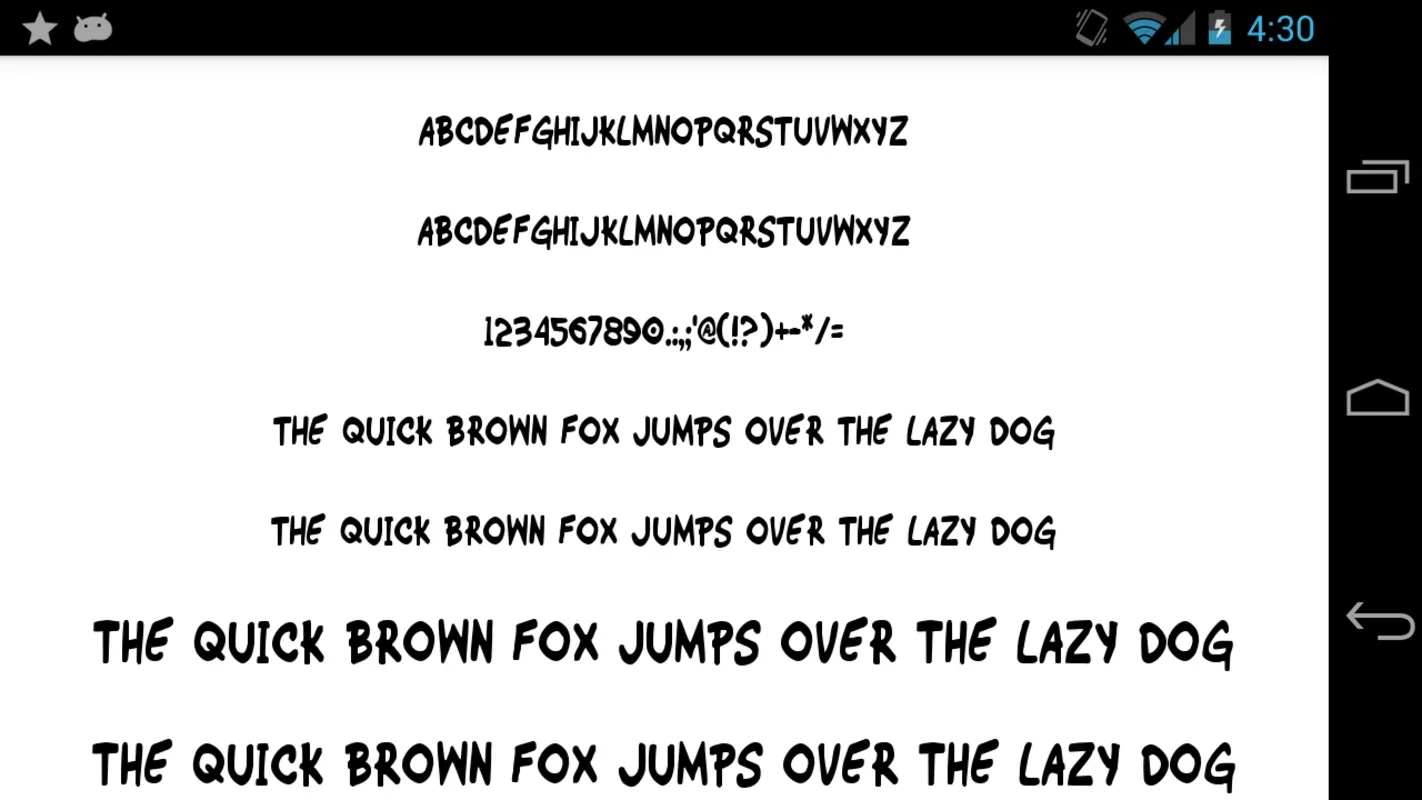 Hand Fonts 50 for Android: Transform Messages Visually