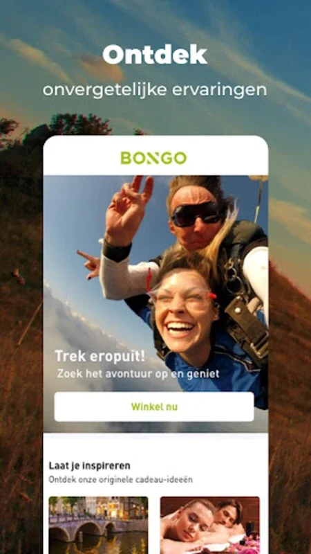 Bongo: Reserveer je cadeaubon for Android - Enhance Smartbox Management