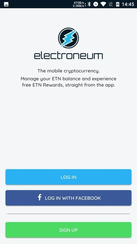 Electroneum for Android - No Downloading Required