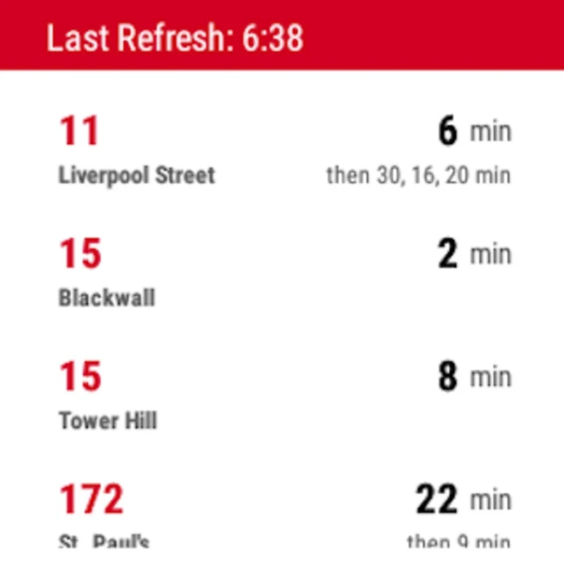 Bus Times for Android - Real-Time Bus Info