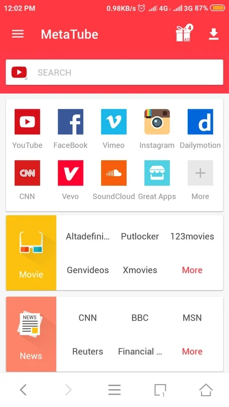 MetaTube for Android - Download YouTube Videos Easily