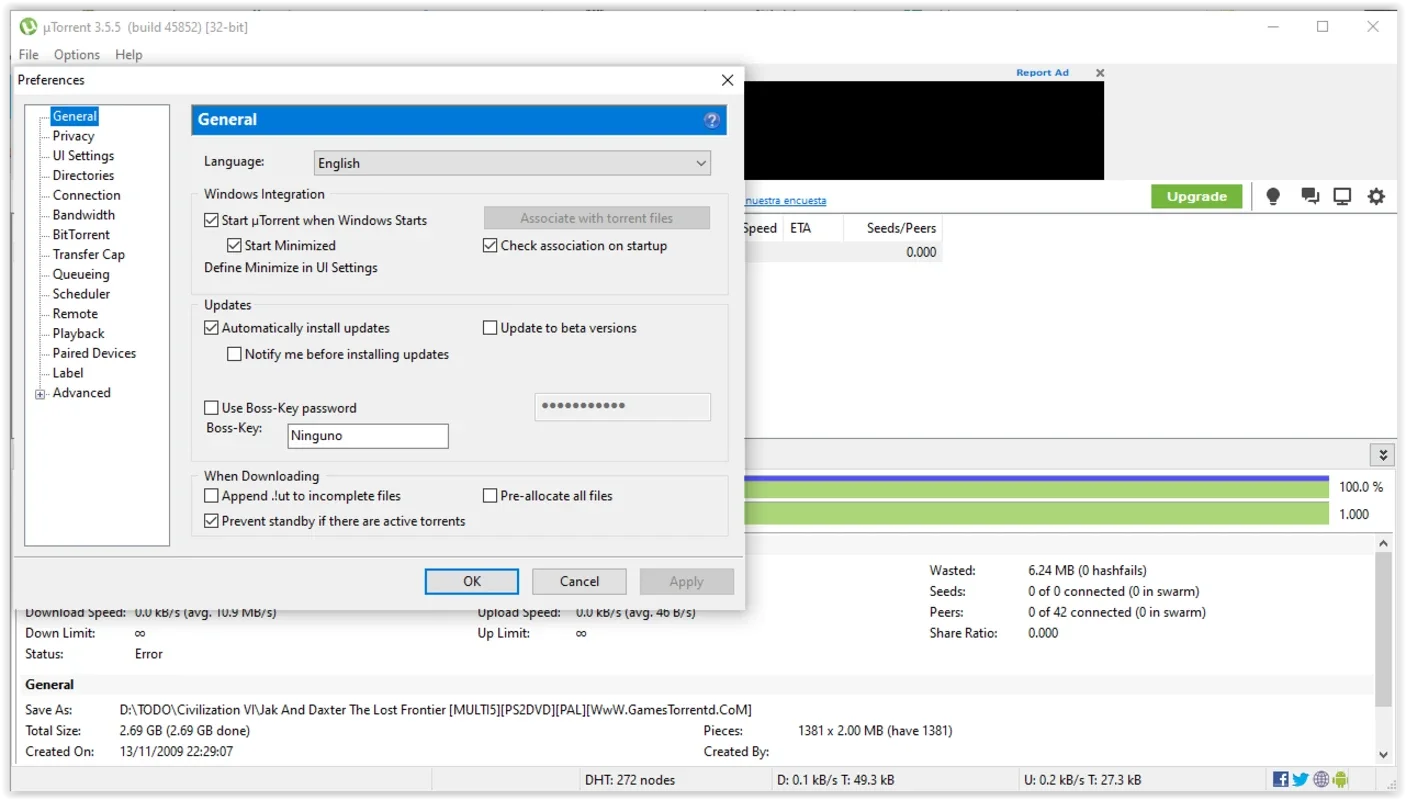 uTorrent for Windows: Efficient Torrent Downloading