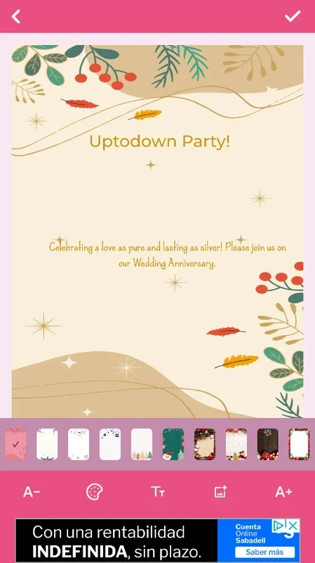 Invitation Card Maker for Android - Create Custom Cards