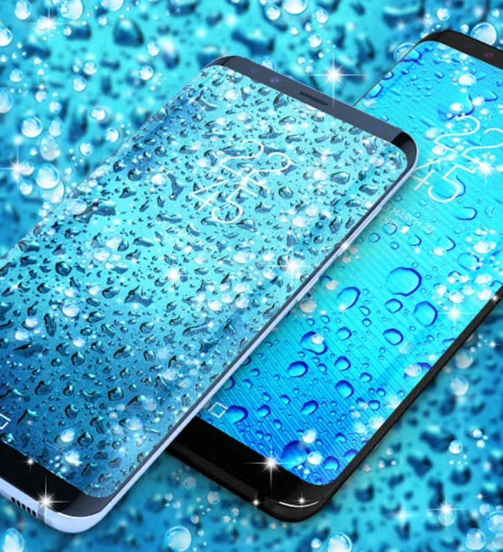 Water drops live wallpaper for Android - Transform Your Screen