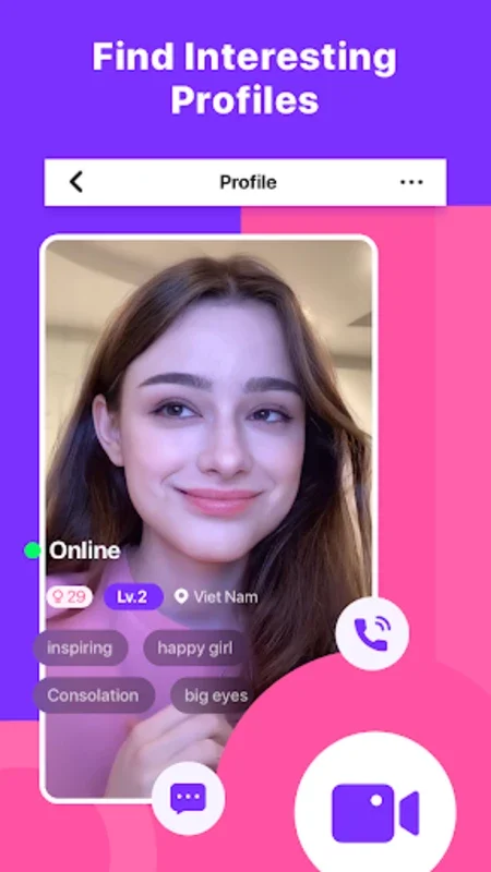 PeachU: Video chat con amiga for Android - Global Connections